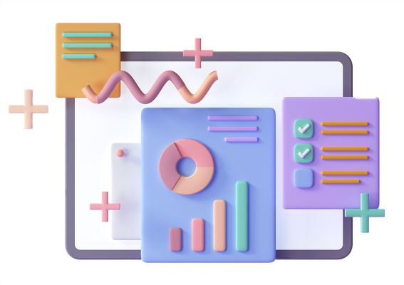 online-marketing-financial-report-chart-data-analysis-web-development-concept-3d-render-illustration